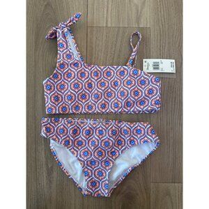 Raisins Girls Two-Piece Bikini Set With Removable Cups Size 12 Multicolor Geomet
